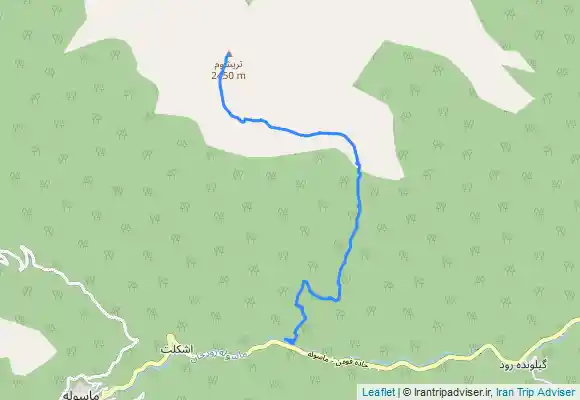 ترک جی پی اس تریشم از روی یال