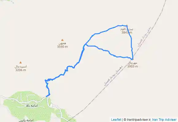 ترک جی پی اس صعود به مهرچال و پیرزن کلوم