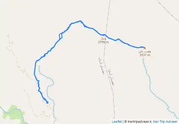 ترک جی پی اس قله ونتار قله هفت خان ازروستای کلها