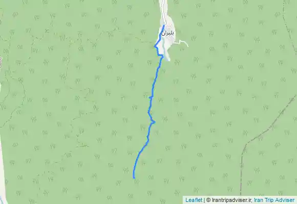 ترک جی پی اس چشمه آبگرم بلیران