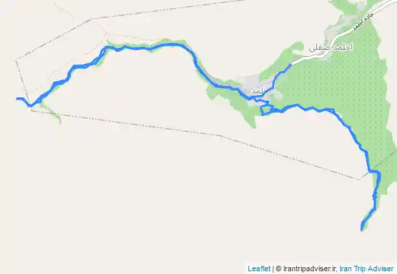 ترک جی پی اس مسیر پیاده روی اخلمد