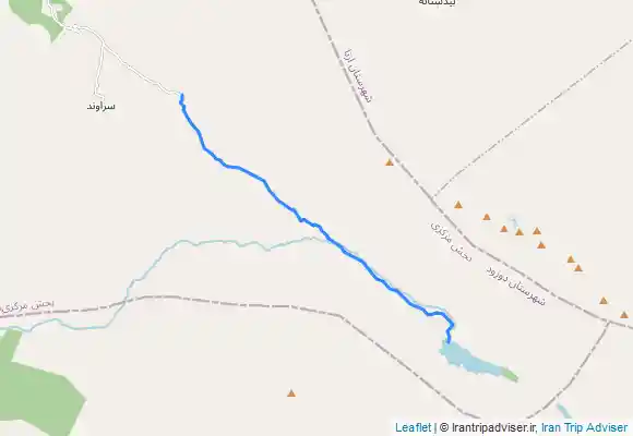 ترک جی پی اس دریاچه گهر اشترانکوه