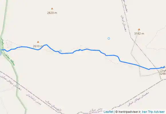 ترک جی پی اس بز قوش از مسیر فاضل گولی