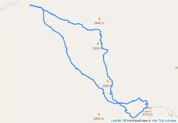 ترک جی پی اس Zonuz - Sanjar peak زنوز - قله سلطان سنجر