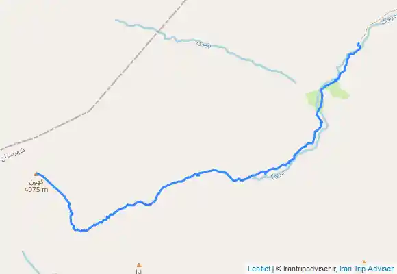 ترک جی پی اس قله کهون- Ka`un or kahoun peak
