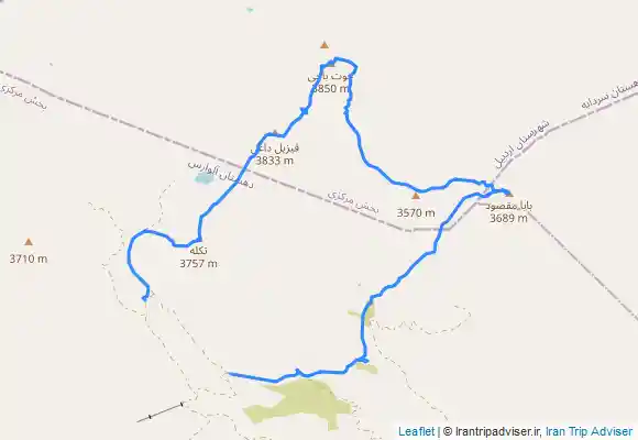 ترک جی پی اس قله های : تکله ، قزل داغ ، جوت باجیلار ، بابامقصود summit of:Takleh , ghizil dag , joot bajilar , baba maqsood