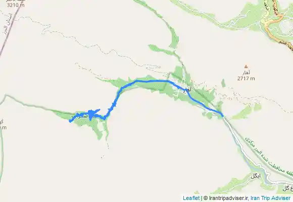 ترک جی پی اس ابشار شکراب اهار