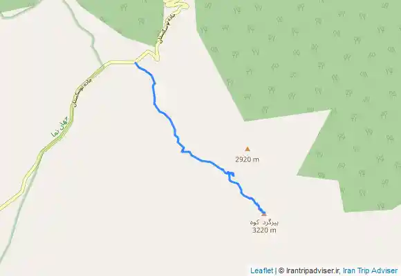 ترک جی پی اس قله پیرگرد کوه