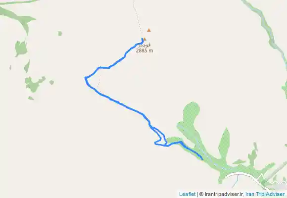 ترک جی پی اس اسکای رانینگ قله قوچگر