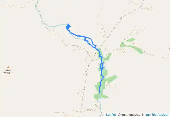 ترک جی پی اس آبشار سکوت یزدان