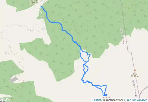 ترک جی پی اس خرونرو سوادکوه از مسیر ورپی