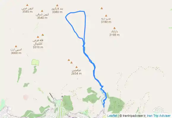 ترک جی پی اس Darabad valley