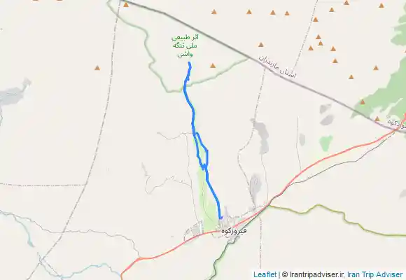 ترک جی پی اس فیروزکوه به تنگه واشی