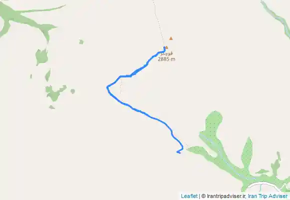 ترک جی پی اس قله قوچگراز دره دیزباد