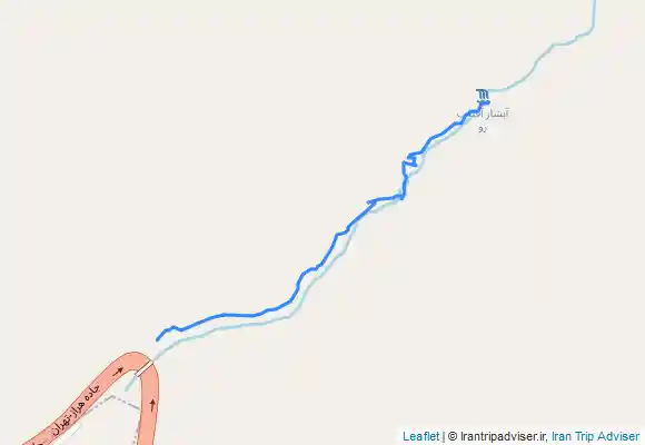 ترک جی پی اس برگشت از آبشار آفتاب رو