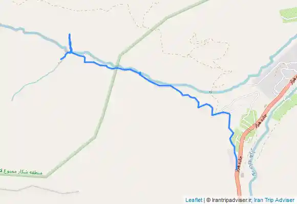 ترک جی پی اس برگشت از غار گل‌ زرد به آبشار گل زرد و از اونجا تا لب جاده