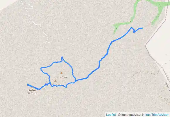 ترک جی پی اس صعود یک روزه به بینالود ، Binalood summit