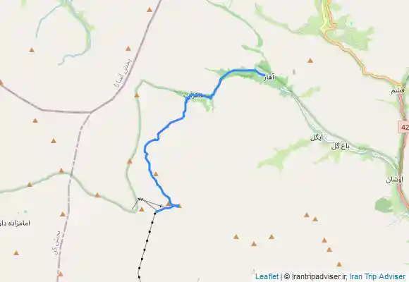 ترک جی پی اس آهار به شکراب و برگشت از توچال (Shekarab waterfall to Tochal peak)