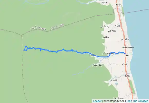 ترک جی پی اس آبشار لوشکی ، ییلاق مسکین