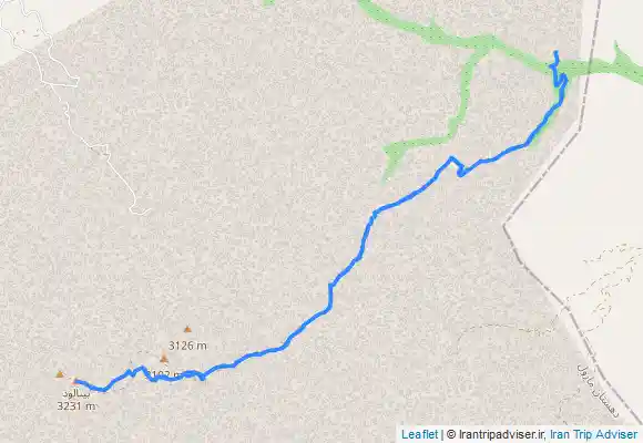 ترک جی پی اس قله بینالود فریزی