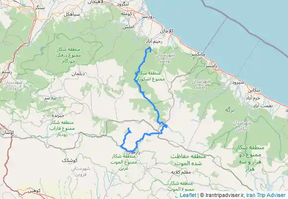 ترک جی پی اس چشمه خارو به رحیم آباد