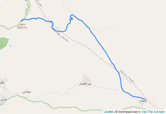 ترک جی پی اس قله شاهدژ ساری