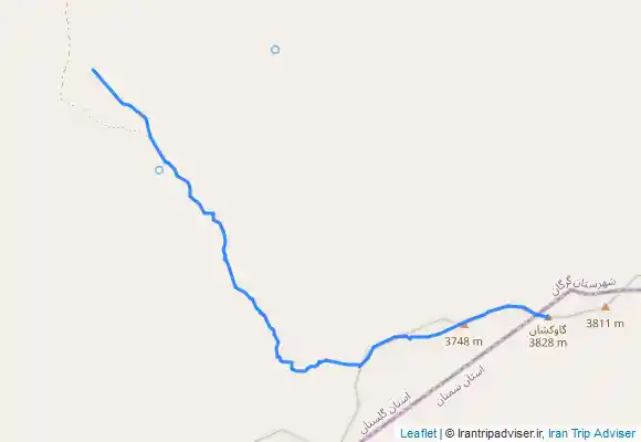 ترک جی پی اس قله گاوکشان