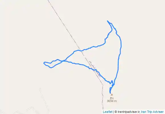 ترک جی پی اس قله‌های رنج بزرگ و کوچک Mount Roanj peaks