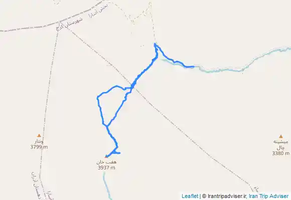 ترک جی پی اس هفت خوان از نزدیک گردنه عسلک