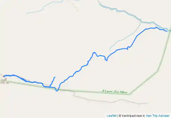 ترک جی پی اس قله گل زرد شرقی و غربی از پلور