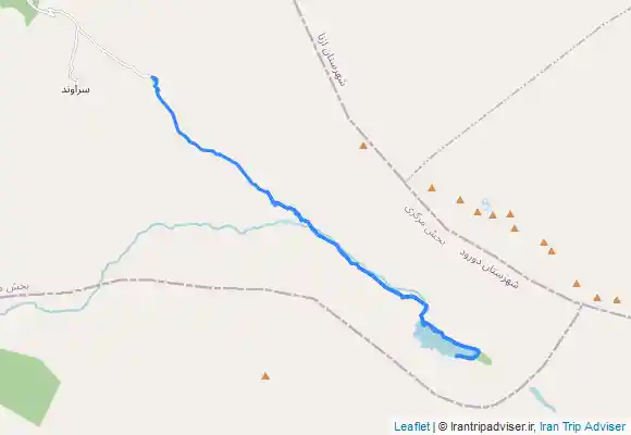 ترک جی پی اس Sarāvandدریاچه گهر