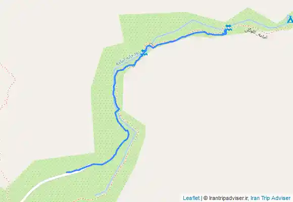 ترک جی پی اس کمپ در مسیر ابشار کلوگان