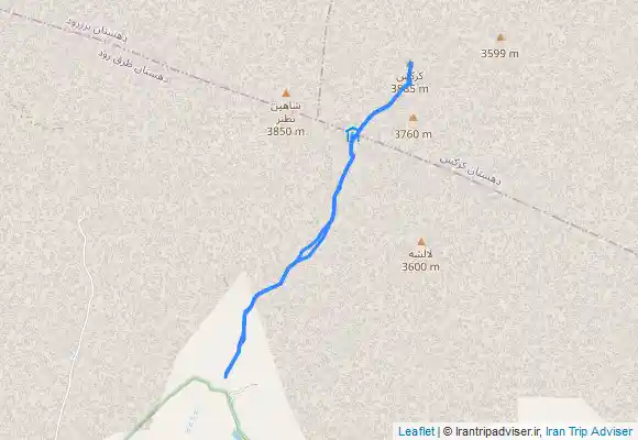 ترک جی پی اس صعود به قله كركس