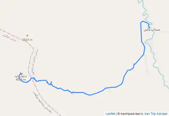 ترک جی پی اس شاهان کوه اصفهان. طرح سیمرغ