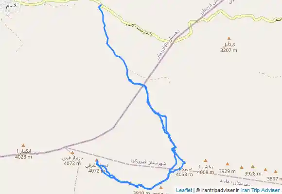 ترک جی پی اس قله سوزچال و دوبرار