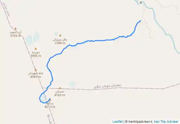 ترک جی پی اس قله کلونچین