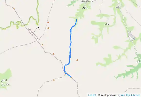 ترک جی پی اس مسیر صعود به قله یخچال و کوبری همدان