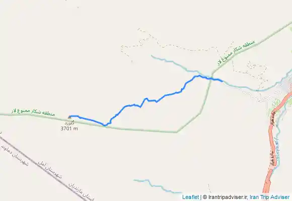 ترک جی پی اس قله گلزرد