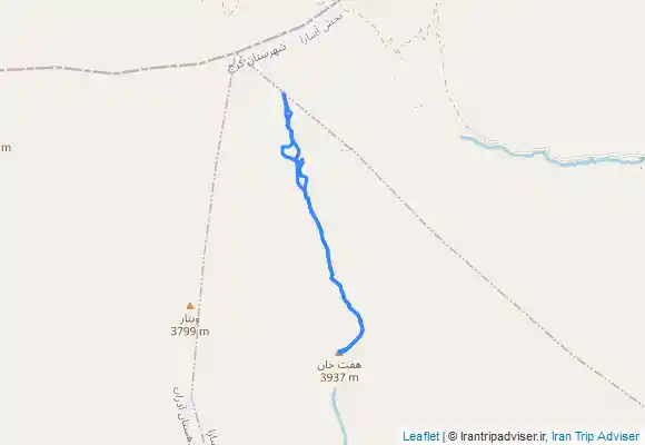 ترک جی پی اس قله هفت خان از مسیر کهنه ده