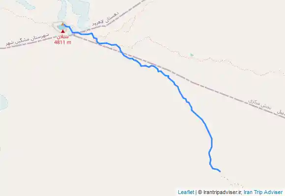 ترک جی پی اس قله سبلان از مسیر جنوب شرقی -آلوارس