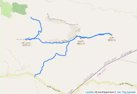 ترک جی پی اس خط الراس پاشوره