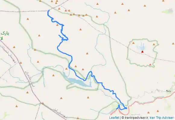 ترک جی پی اس پیمایش دشت لار تا زیر قله چپکرو