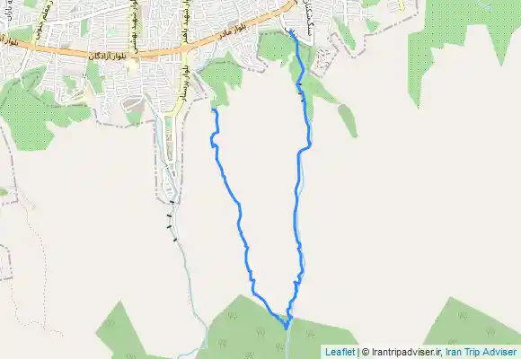 ترک جی پی اس گدک از مسیر دره برگشت از مُلِ بریده و تنگ گنج آب