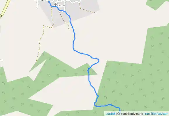 ترک جی پی اس آبشار زال