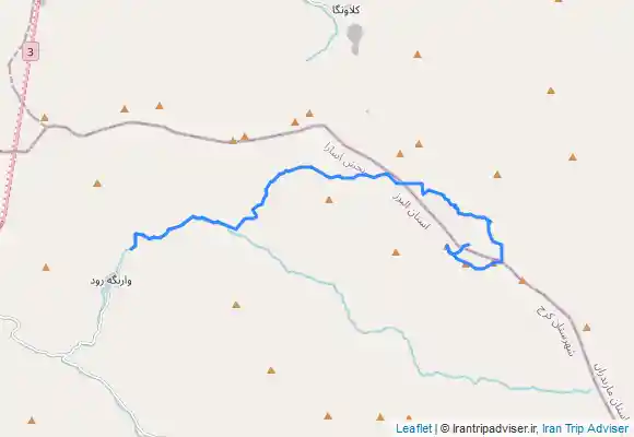 ترک جی پی اس صعود از کمپ تا قله کمان کوه و برگشت تا نیسان