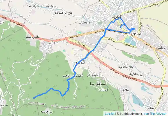 ترک جی پی اس لیلاکوه دکل اته کوه