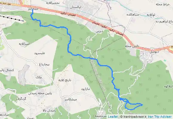 ترک جی پی اس شیخ زاهد اته کوه و بر عکس