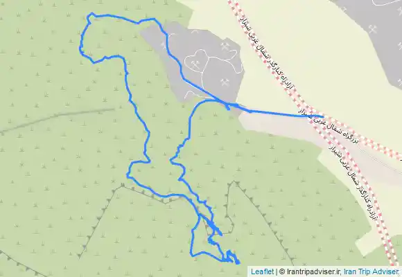 ترک جی پی اس کوه سرخ ، دره زندان ، چشمه چویلی و آویشن