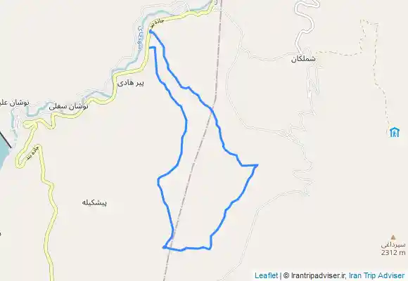 ترک جی پی اس آشابای  دره ملک