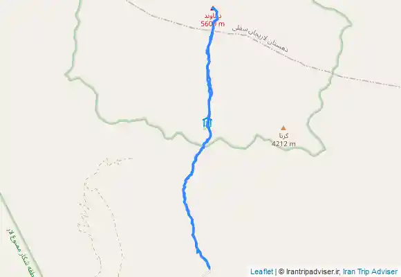 ترک جی پی اس قله دماوند ، مسیر جنوبی